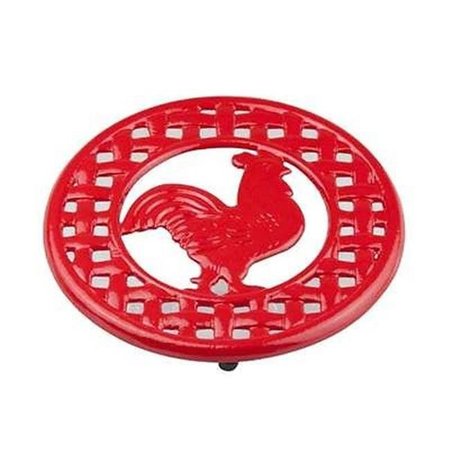 BAKEOFF Cast Iron Rooster Trivet - Red BA308515